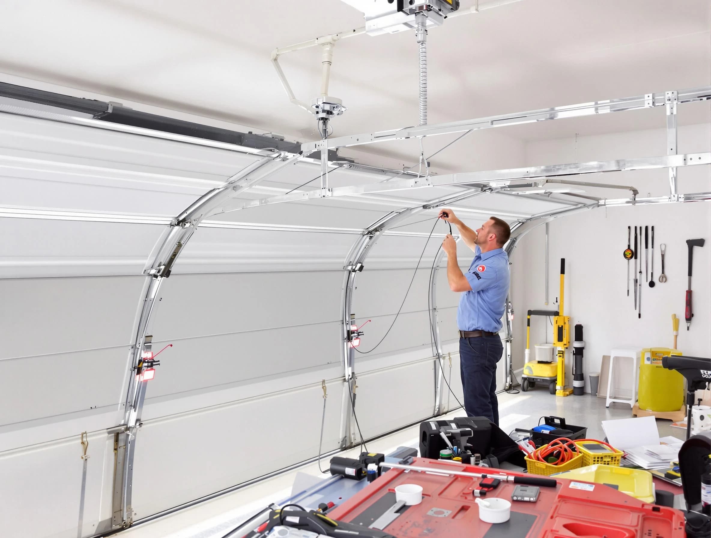 Garage door cable repair service by New Bedford Garage Door Repair in New Bedford