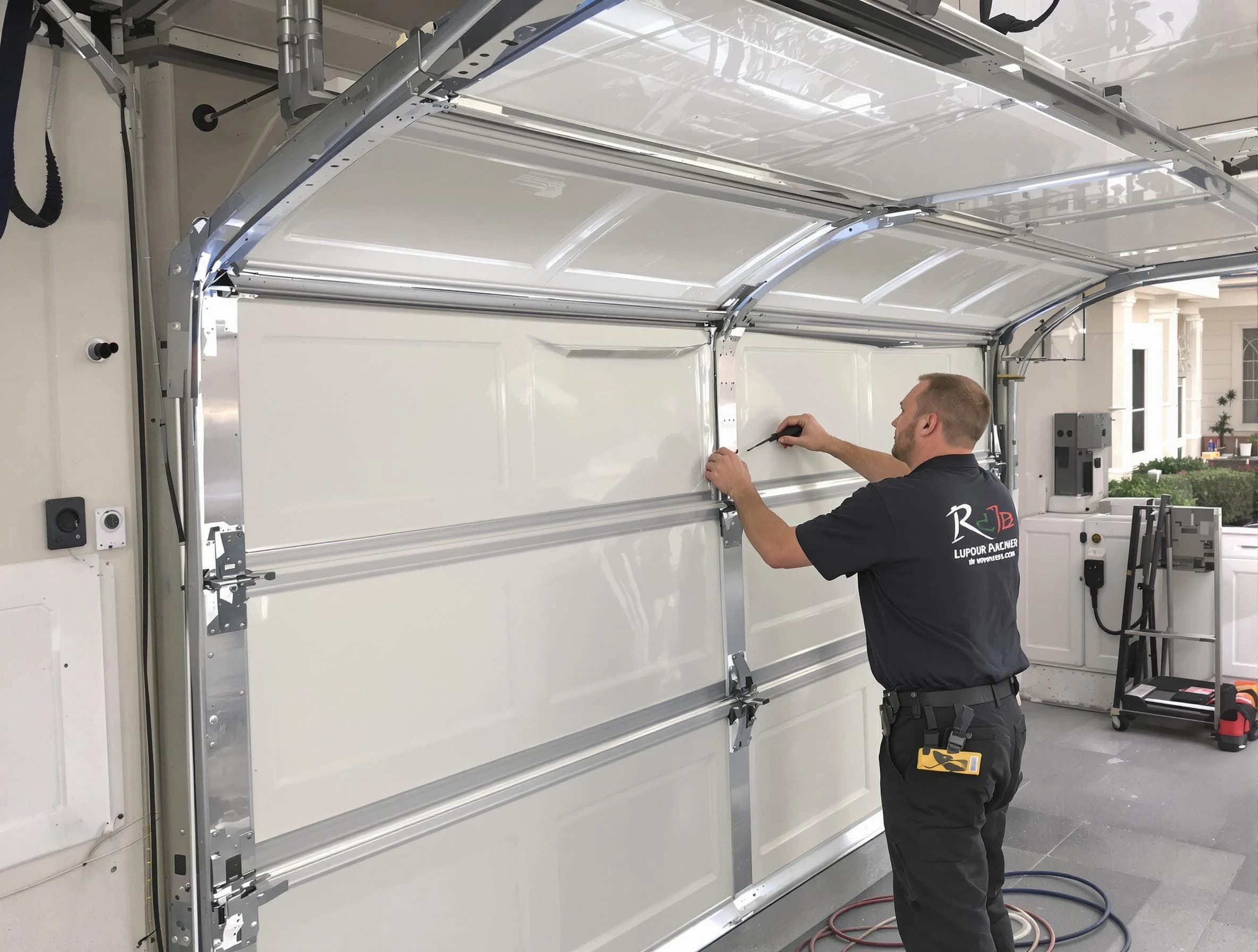 New Bedford Garage Door Repair professional performing panel repair in New Bedford