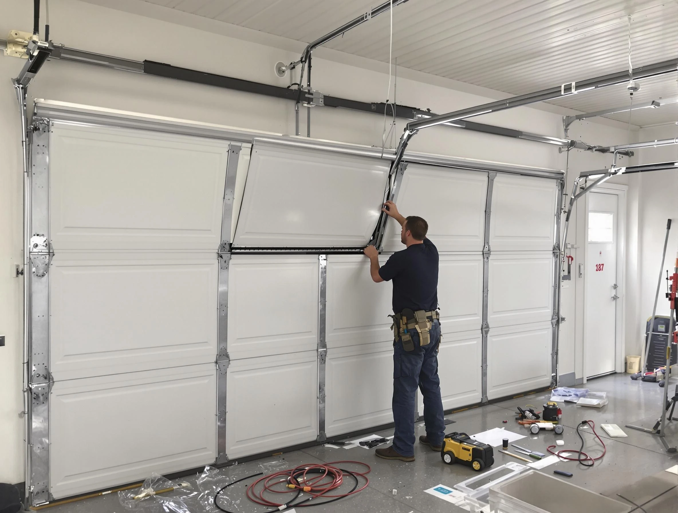 Garage Door Section Replacement in New Bedford