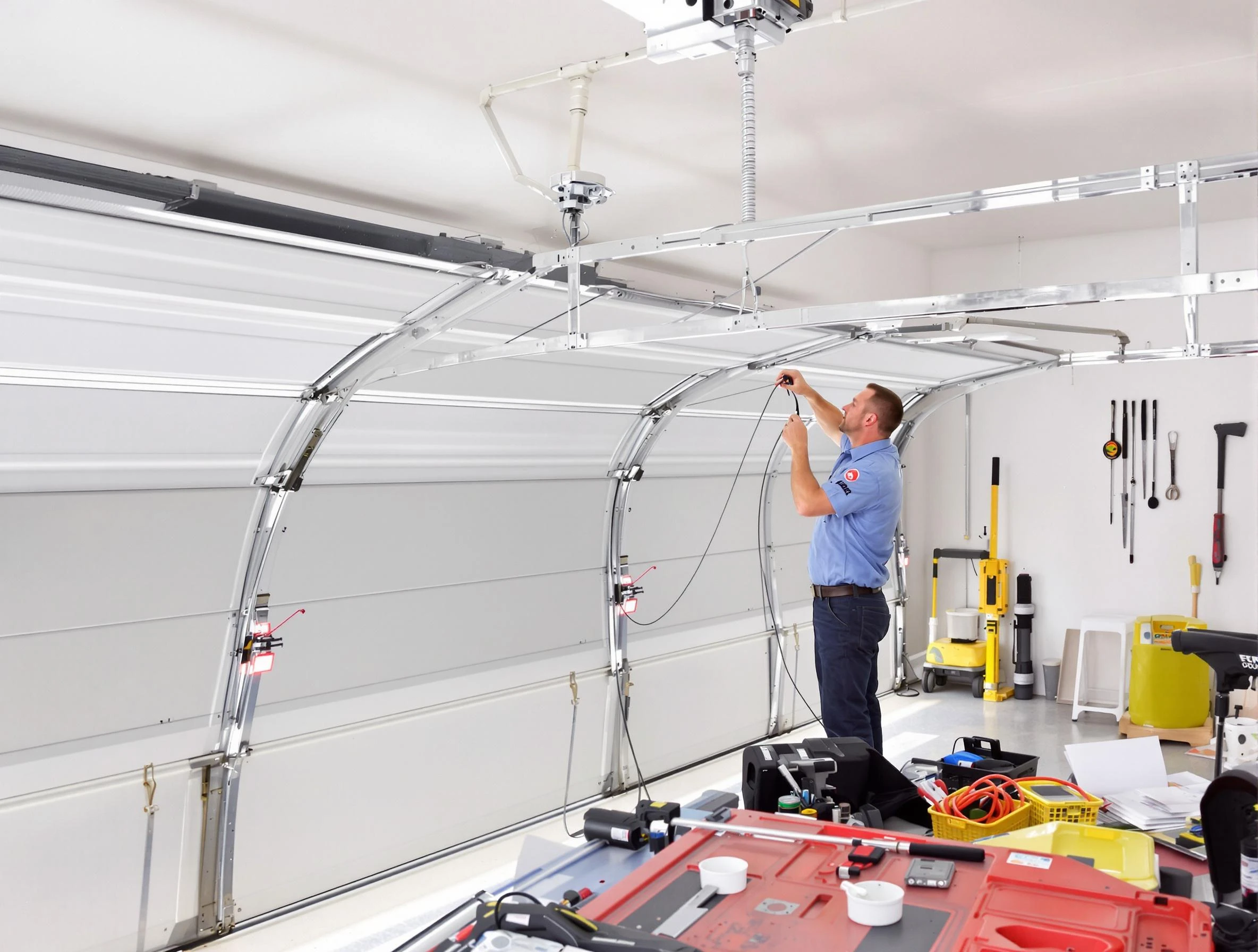 Garage door cable repair service by New Bedford Garage Door Repair in New Bedford